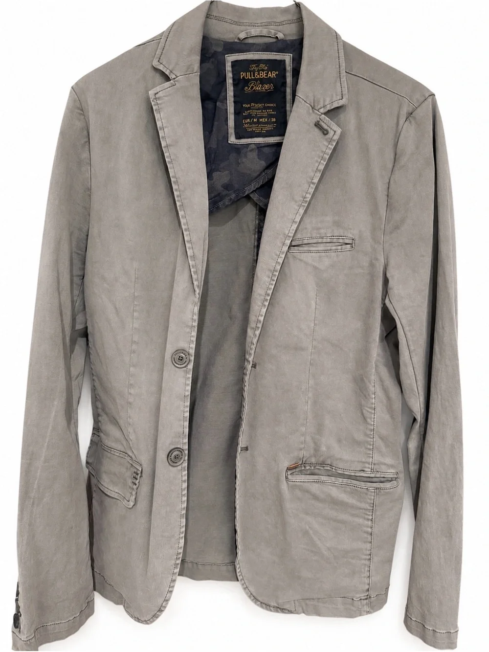 Pull&Bear Men’s Olive Casual Blazer M